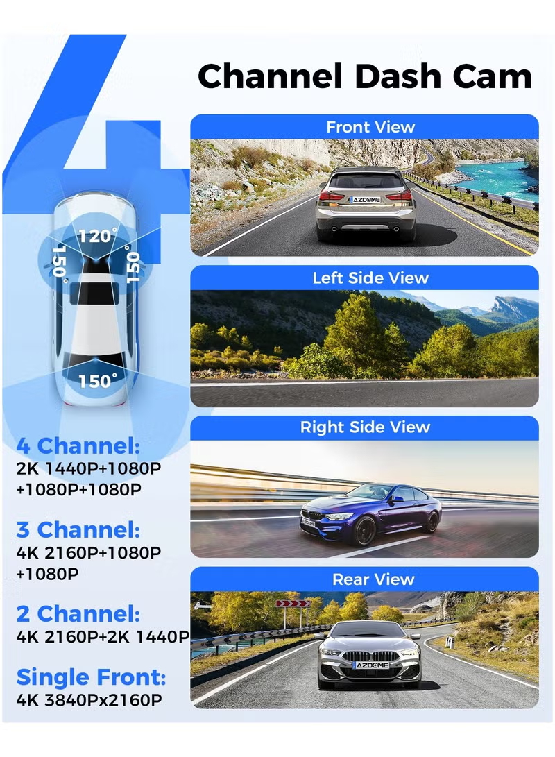 أزدوم داش كام 4K M660 - أحدث إصدار داش كام أزدوم داش كام 4K M660 - أحدث إصدار داش كام